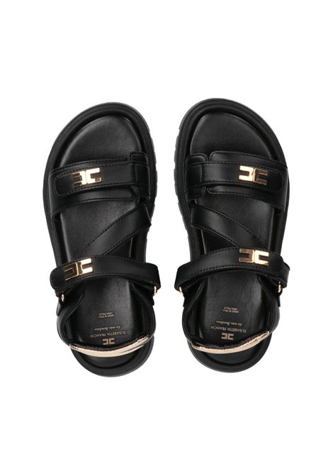 Sandali con logo ELISABETTA FRANCHI KIDS | F4A2-E05861733999